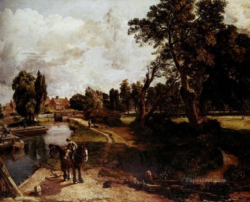 Flatford Mill Romántico John Constable Pinturas al óleo
